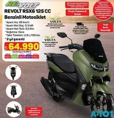 REVOLT RSX6 125CC BENZİNLİ MOTOSİKLET